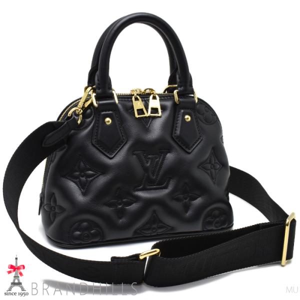 【5pa0381-h】ルイヴィトン ハンドバッグ バブルグラム アルマソフトBB M59793 ノワール 2wayバッグ【中古】レディース LOUIS VUITTON（ルイ・ヴィトン） ハンドバッグ レディース アルマ