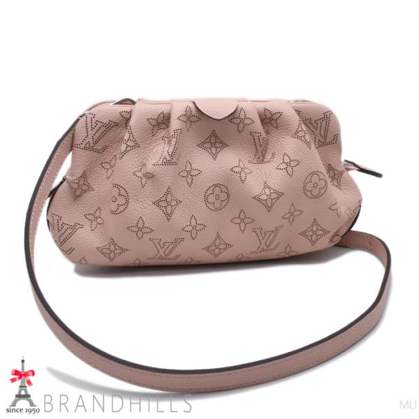 ルイヴィトン ショルダーバッグ スカラ ミニ マヒナ マグノリア 2WAY クラッチ M80092 LOUIS VUITTON ほぼ未使用 【中古】 LOUIS VUITTON（ルイ・ヴィトン） ショルダーバッグ スカラ ミニ