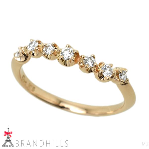美品 STAR JEWELRY スタージュエリー k18 指輪 8号 ダイヤ STAR JEWELRY（スタージュエリー） ダイヤモンド 0.13ct リング K18金