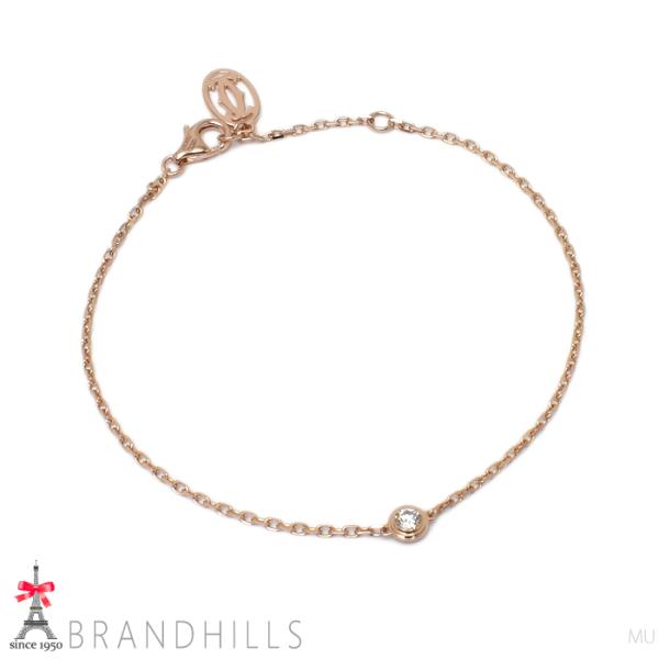コ*ー様 最安カルティエダムール完売入手困難品❤︎ブレスレット k18 PG／サ Cartier（カルティエ） ブレスレット ダムール SM ダイヤモンド 0.09ct