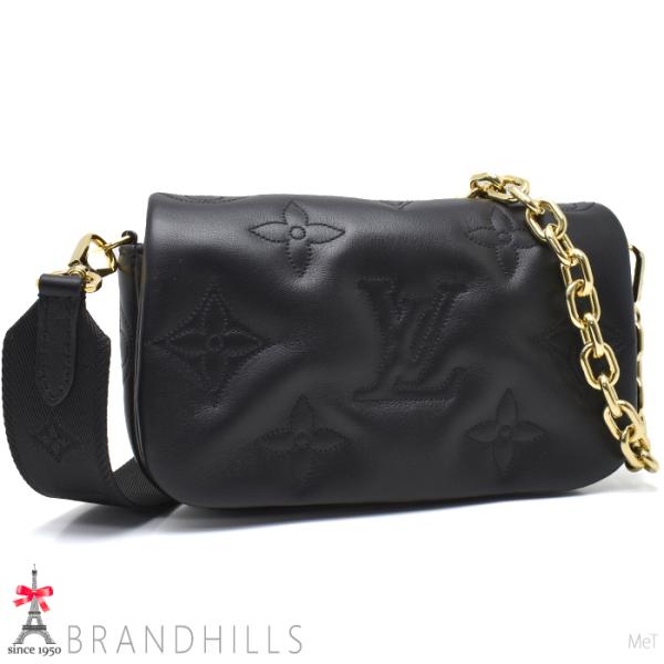 ルイヴィトン ショルダーバッグ ウォレット オン ストラップ モノグラム バブルグラム M81398 LOUIS VUITTON ほぼ未使用 【中古】 LOUIS VUITTON（ルイ・ヴィトン） ショルダーバッグ ウォレット オン