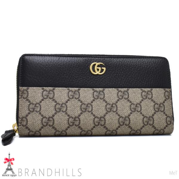 GUCCI 財布 美品 GUCCI（グッチ） 長財布 レディース ダブルG バイカラー ジップ