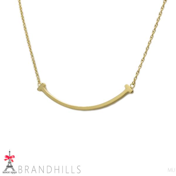 TIFFANY&Co.（ティファニー） ネックレス T スマイル スモール K18金