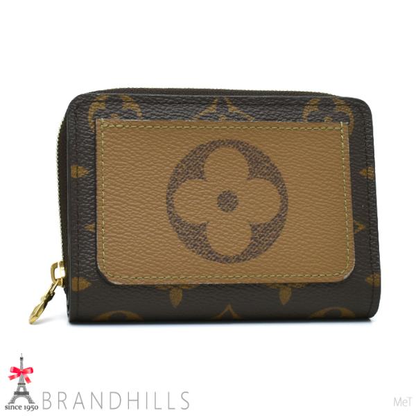 す*へ様 美品 ルイヴィトン モノグラムリバース ポルトフォイユ ルー 二つ折り LOUIS VUITTON（ルイ・ヴィトン） ルイヴィトン財布 長財布 二つ折り
