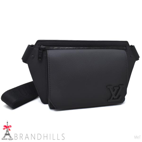 ほぼ新品　ルイヴィトン　アエログラム　テイクオフ　スリングバッグ　黒 LOUIS VUITTON（ルイ・ヴィトン） ボディバッグ テイクオフ スリング