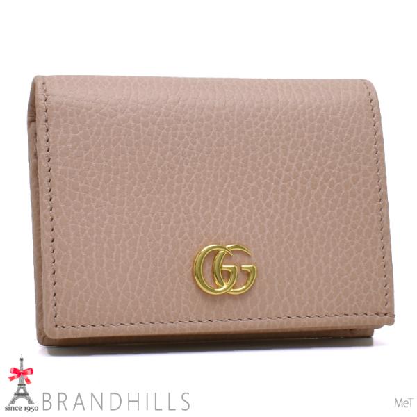 GUCCI（グッチ） 財布 二つ折り レディース GGマーモント レザー