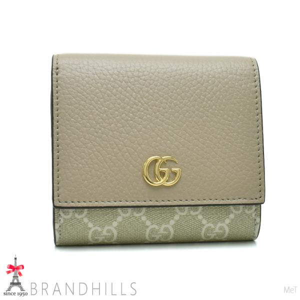 GUCCI（グッチ） 財布 二つ折り レディース GGマーモント スプリーム