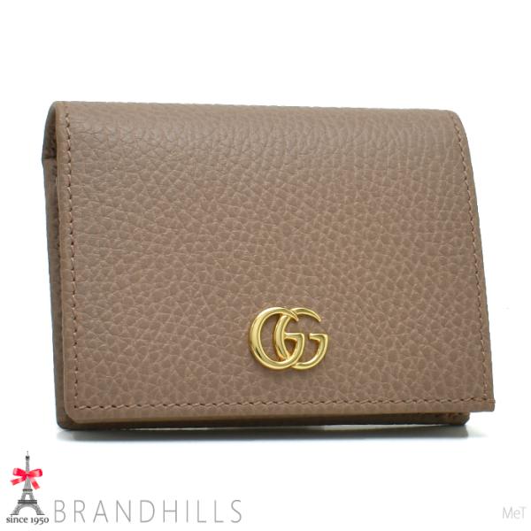 GUCCI（グッチ） 財布 二つ折り レディース GGマーモント レザー