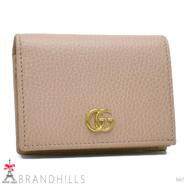 GUCCI（グッチ） 財布 二つ折り レディース GGマーモント レザー