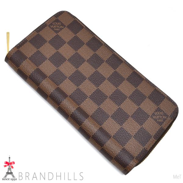 ルイ・ヴィトンジッピー・ウォレットダミエ・エベヌ 長財布ユニセックス LOUIS VUITTON（ルイ・ヴィトン） 長財布 メンズ レディース ジッピー