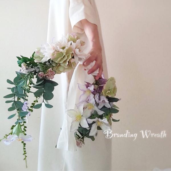 ウェディングブーケ バレリーナブーケ ナチュラル志向の花嫁さんへ