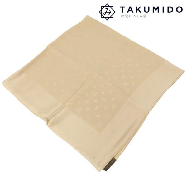 ルイ・ヴィトン ベージュ スカーフ モノグラム LOUIS VUITTON（ルイ・ヴィトン） ルイ ヴィトン モノグラム ツイリー