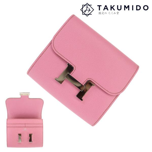 HERMES（エルメス） 二つ折り財布 コンスタンス コンパクト □N刻印