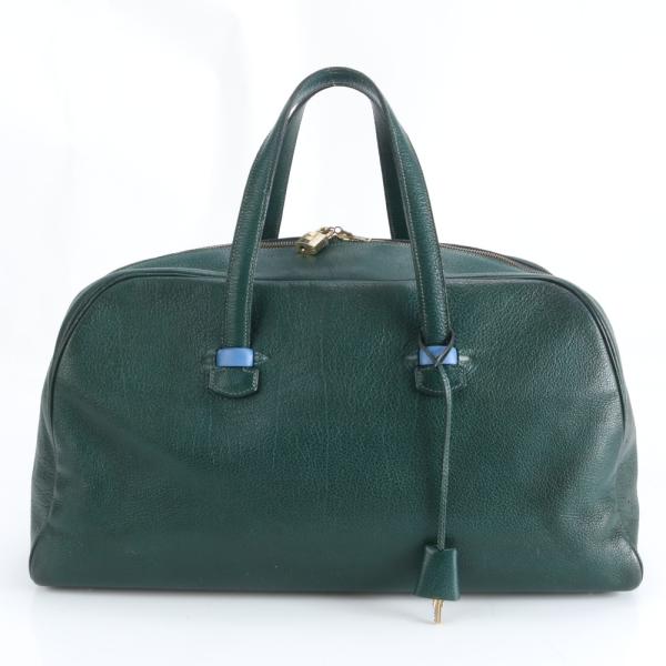 美品 エルメス 〇W 刻印 ギャロップ 50 レザー ボストン バッグ