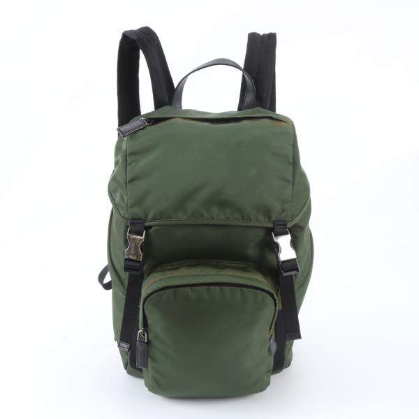 美品 プラダ テスート ナイロン 三角ロゴ リュックサック リュック バックパック ショルダー バッグ ビジネス A4 メンズ HHE R6-5 美品 プラダ テスート ナイロン トライアングルロゴ リュックサック