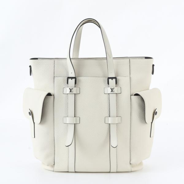 極美品 ルイヴィトン RFID付 クリストファー トリヨン レザー M58477