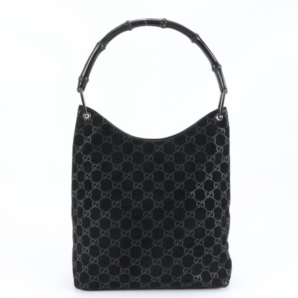 グッチ バンブー GGスエード 001 3006 レザー ワンショルダーバッグ