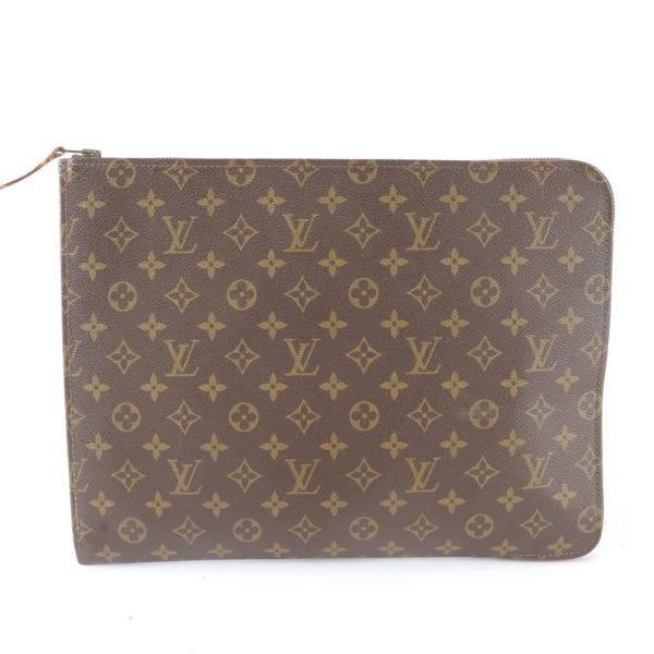 ルイヴィトン Louis Vuitton モノグラム ポッシュドキュマン M53456 バッグ クラッチバッグ セカンドバッグ メンズ 送料無料 【中古】 美品 ルイヴィトン モノグラム ポッシュ ドキュマン M53456 レザー