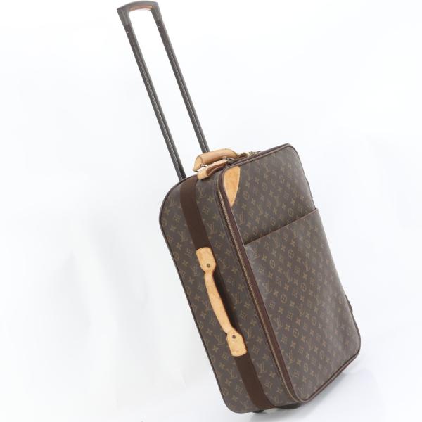美品 ルイヴィトン モノグラム ペガス 55 M23294 レザー スーツケース