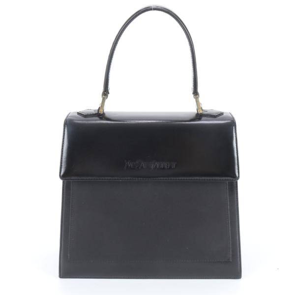 美品 ヴィンテージ YSL イヴ サンローラン レザー ハンドバッグ トップ 