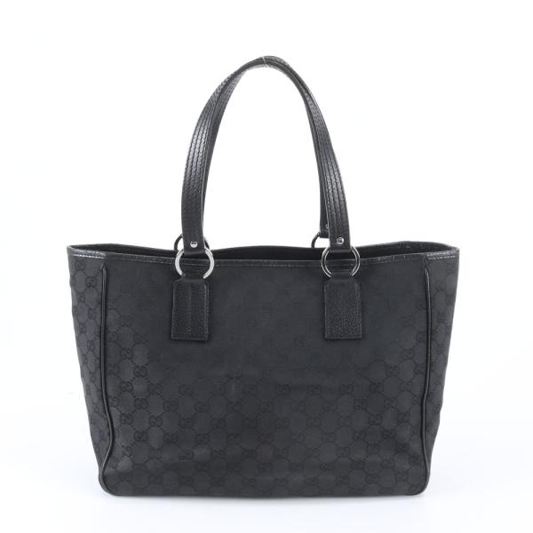 GUCCI GGキャンバス レザー　ビジネスバッグ トートバッグ　ハンドバッグ 美品 グッチ GGキャンバス 113017 レザー トート バッグ ショルダー