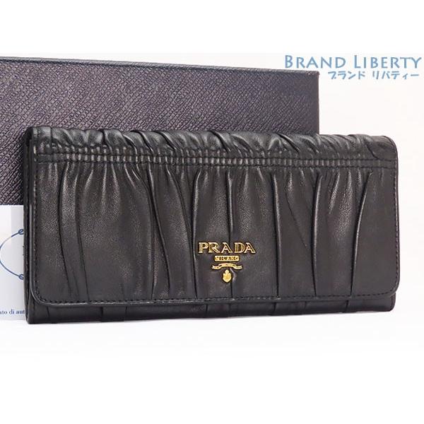 PRADA（プラダ） 超美品 NAPPA GAUFRE ナッパ ゴーフル ギャザード