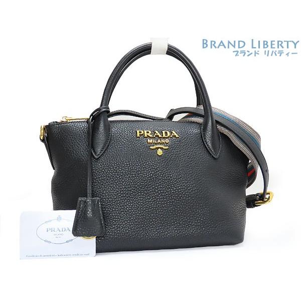 PRADA 未使用 プラダ ヴィッテロダイノ VITELLO DAINO レザー 2WAY 