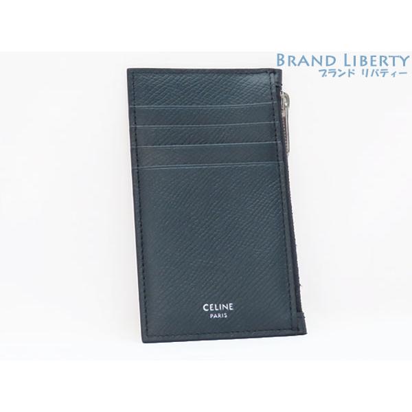 CELINE 未使用 セリーヌ コンパクト ジップドカードホルダー カード 