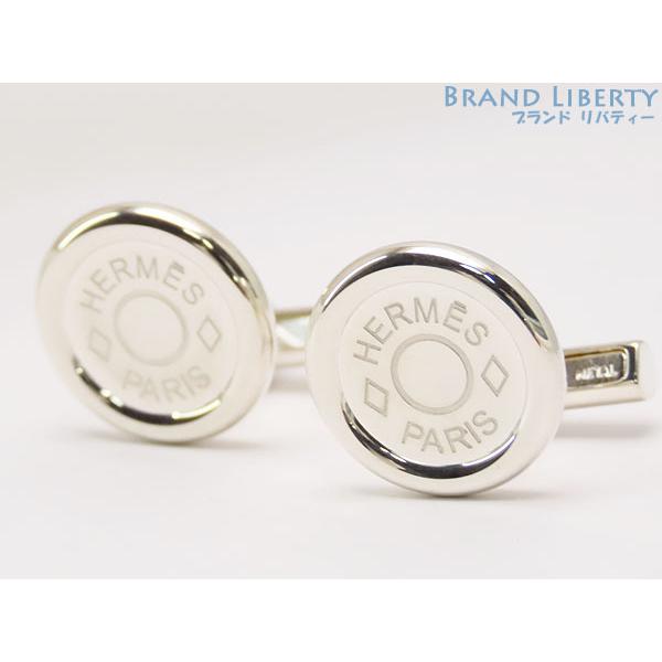 超美品 エルメス セリエ カフス カフリンクス カフスボタン シルバー