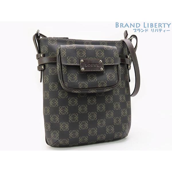LOEWE（ロエベ） 美品 ポケッツ アナグラム 斜め掛けショルダーバッグ
