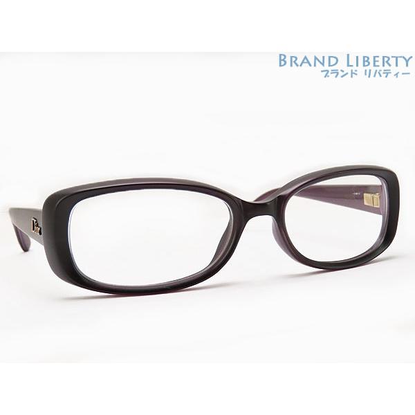 ほぼ新品 クリスチャン ディオール メガネフレーム 伊達メガネ 眼鏡 アイウェア ダークパープル系 Optyl オプチル CD3220