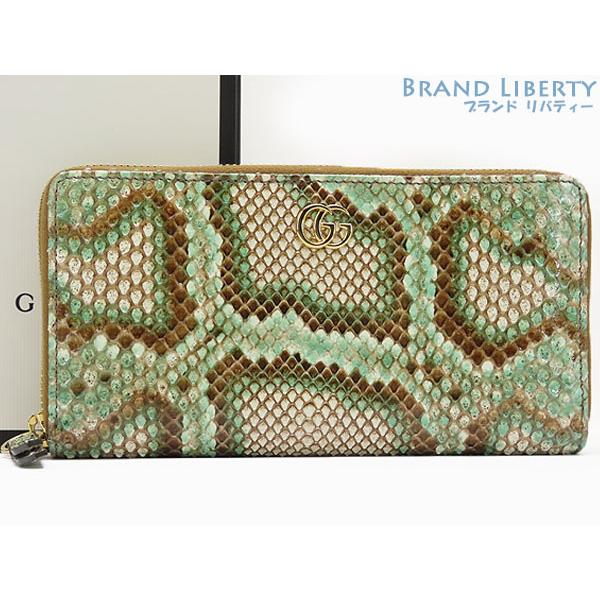 GG Marmont 激レア新古品 グッチ GGマーモント パイソン ラウンド