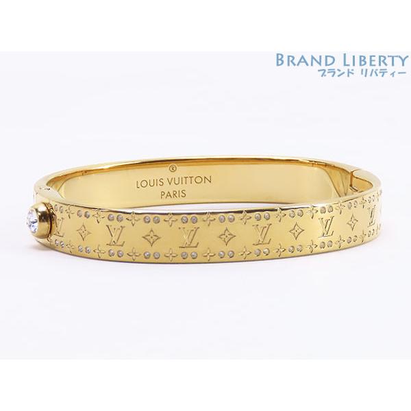 美品 ルイヴィトン LOUIS VUITTON リジッド ブレスレット ナノグラム 