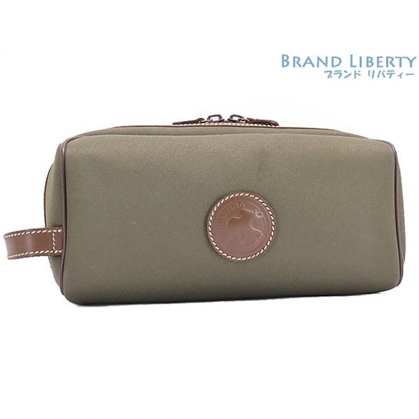 美品ハンティングワールドサファリキャンバスクラッチバッグ