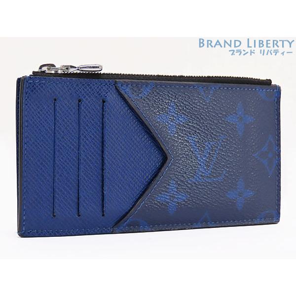 美品】ルイヴィトン タイガラマ 小銭入れ カードホルダー コバルトブルー-