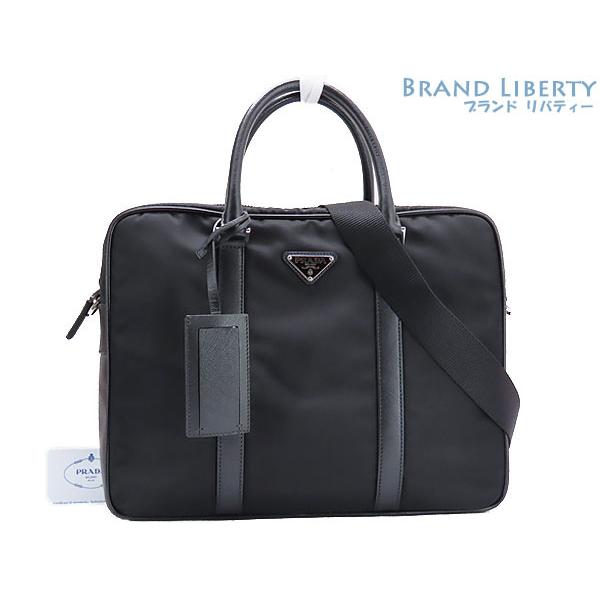 PRADA 未使用 プラダ ナイロン サフィアーノ 2WAY ブリーフケース