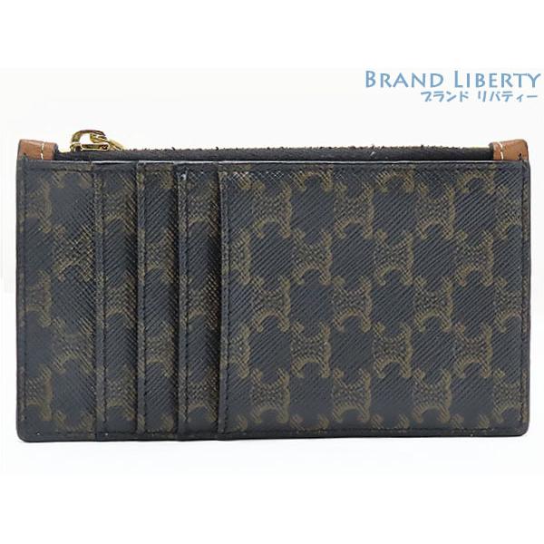 CELINE セリーヌ ジップドカードホルダー コインケースブラック