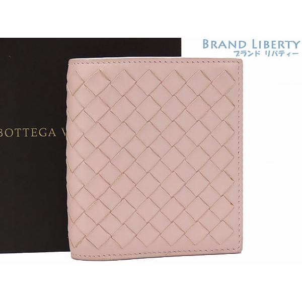 美品 ボッテガ ヴェネタ BOTTEGA VENETA イントレチャート 三つ折り 