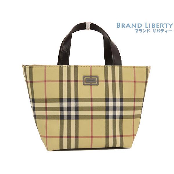 BURBERRY 美品 バーバリー ロンドン ヘイマーケットチェック トート  