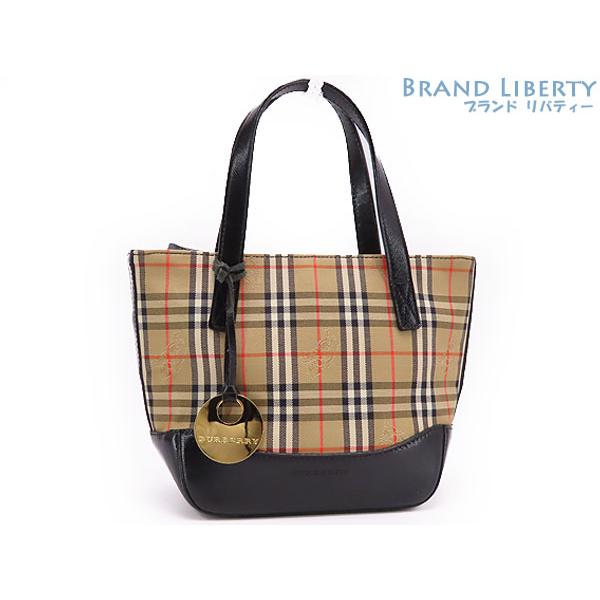 BURBERRY ほぼ新品 バーバリー ヘイマーケットチェック ミニバッグ  