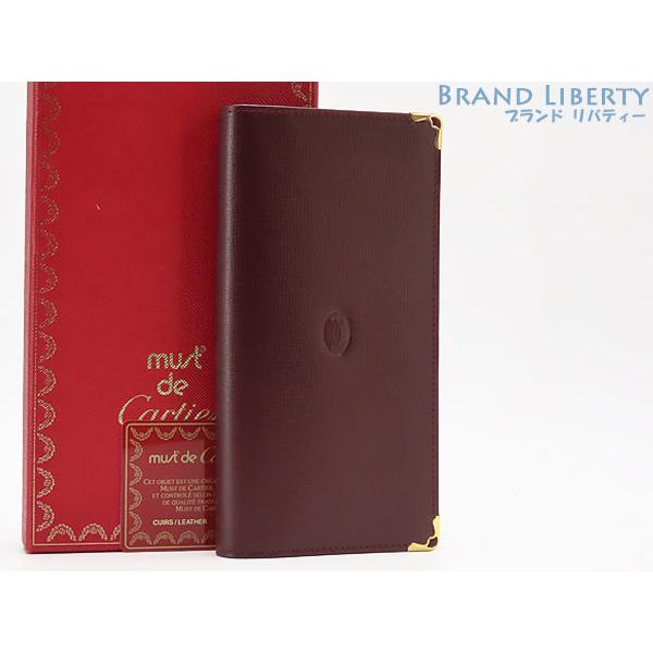 MUST DE CARTIER 新品同様 カルティエ Cartier マストライン 二つ折り
