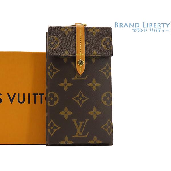 美品 ルイヴィトン LOUIS VUITTON モノグラム ボックス フォンケース