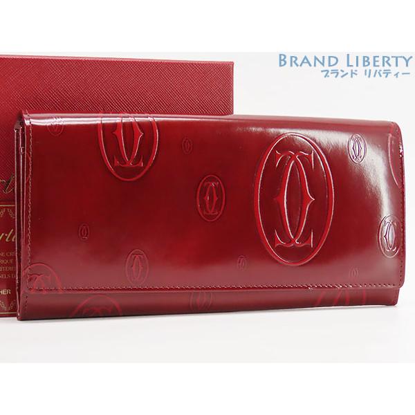 Cartier（カルティエ） 美品 ハッピーバースデー 二つ折り長財布