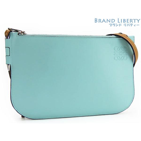 ロエベ ゲート ダブル ポーチ ショルダー ポシェット バッグ LOEWE（ロエベ） ほぼ新品 ゲート ダブル ジップ ショルダーポーチ