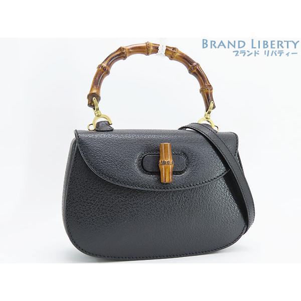 バンブー 美品 グッチ GUCCI ヴィンテージ オールドグッチ 2WAY 