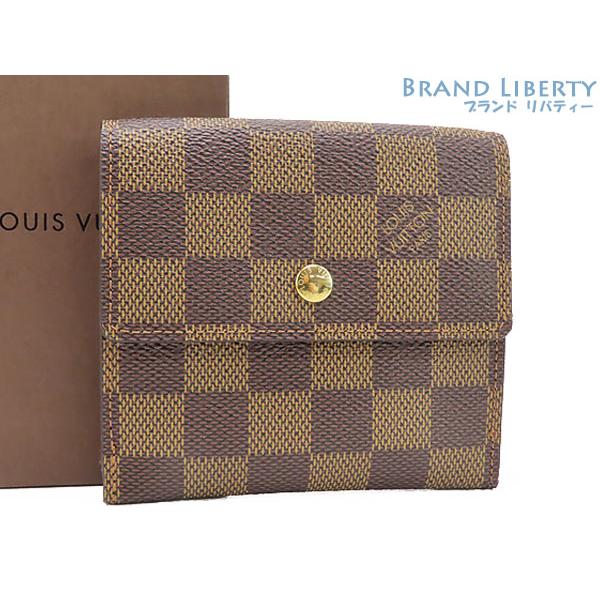 ルイヴィトン ダミエ ポルトフォイユ エリーズ Wホック 財布 LOUIS VUITTON（ルイ・ヴィトン） 新古品 ダミエ ポルトフォイユ