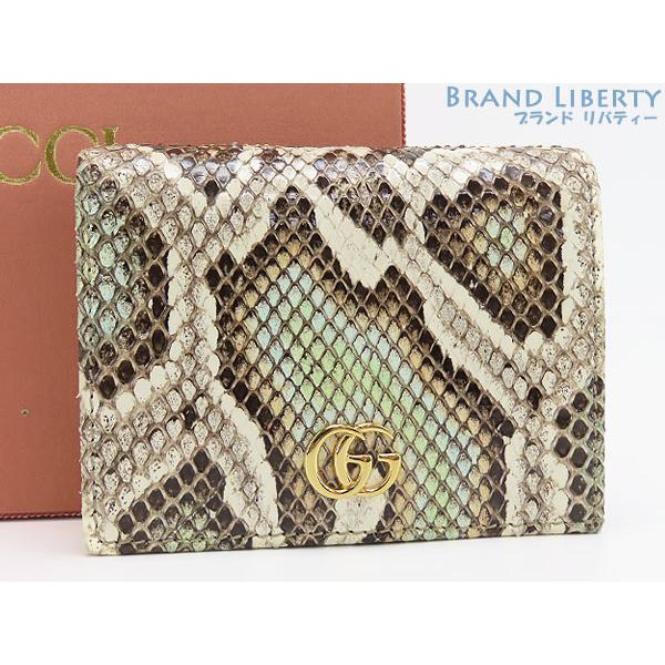 GG Marmont レア新品同様 グッチ GUCCI GGマーモント パイソン GG Marmont レア新品同様 グッチ GUCCI GGマーモント パイソン