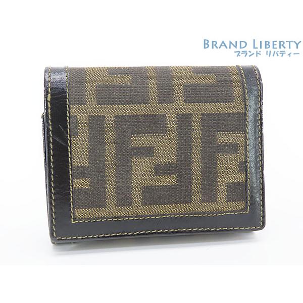 FENDI レア美品 フェンディ ヴィンテージ ズッカ 三つ折り財布 FENDI レア美品 フェンディ ヴィンテージ ズッカ 三つ折り財布
