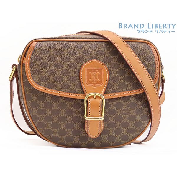 CELINE（セリーヌ） 美品 ヴィンテージ マカダム 斜め掛けショルダー