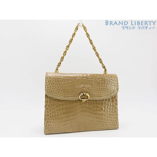 グッチ GUCCI ヴィンテージ オールドグッチ クロコダイル チェーン  